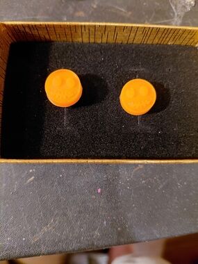 Orange Smiley Face  - Men's Accessories